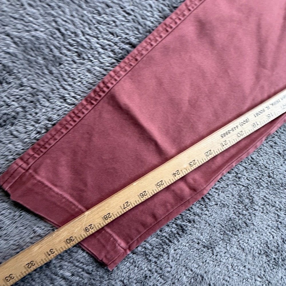 Levi's XX Chino Standard Taper Pants Mens 36x32 Mauve Pink Stretch Cotton - Picture 7 of 10